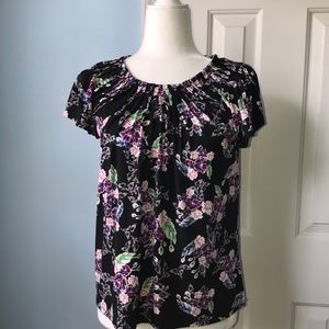 Style & Co floral top Sz Petite S